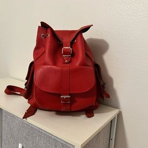 Leather backpack/purse